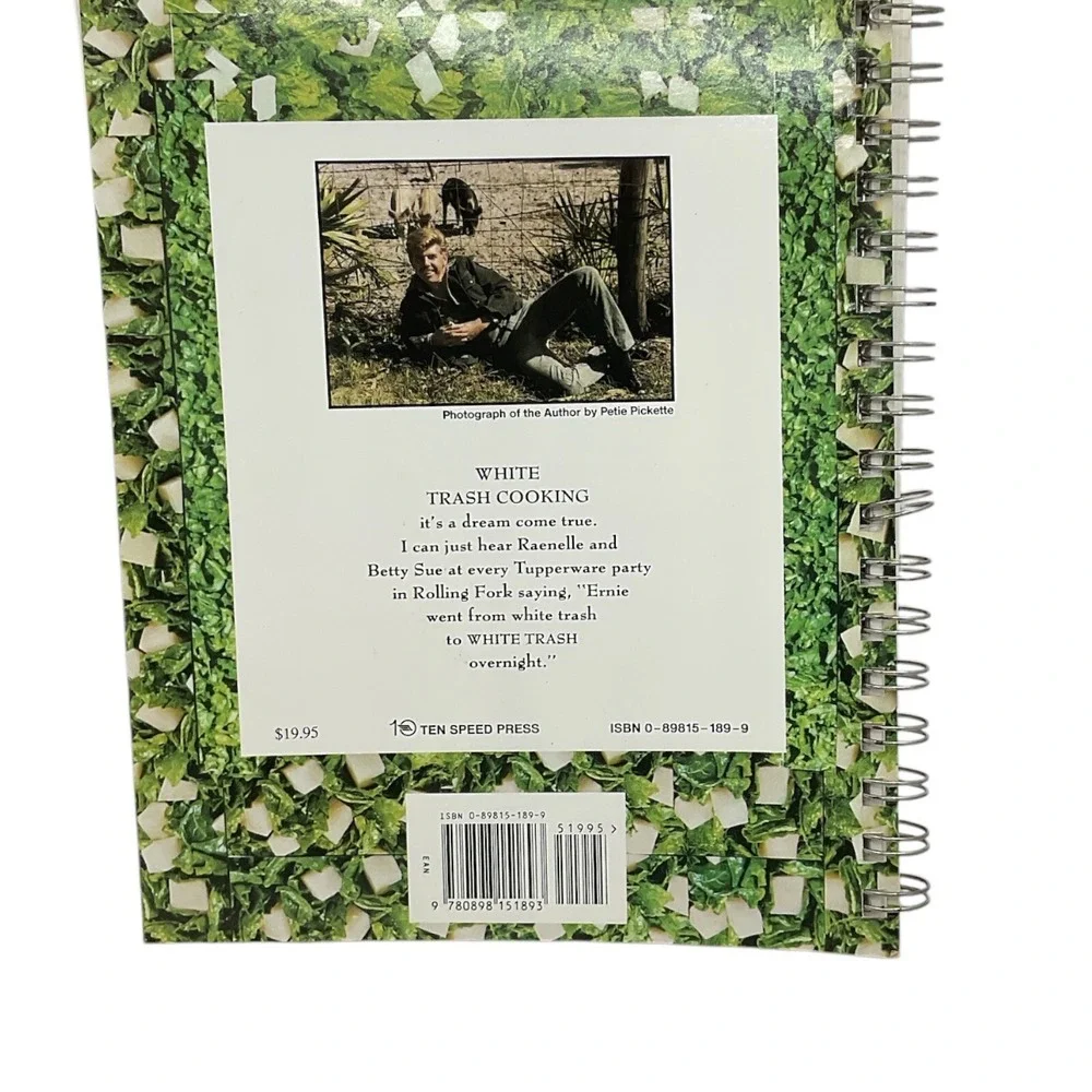 White Trash Cooking by Ernest Mickler 1986‎ Spiral Bound Cookbook Humor